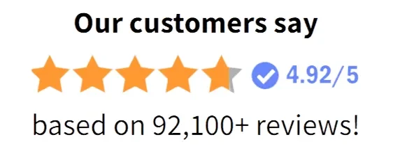 HorseWood customer reviews — 4.92 out of 5 stars based on over 92,100 reviews